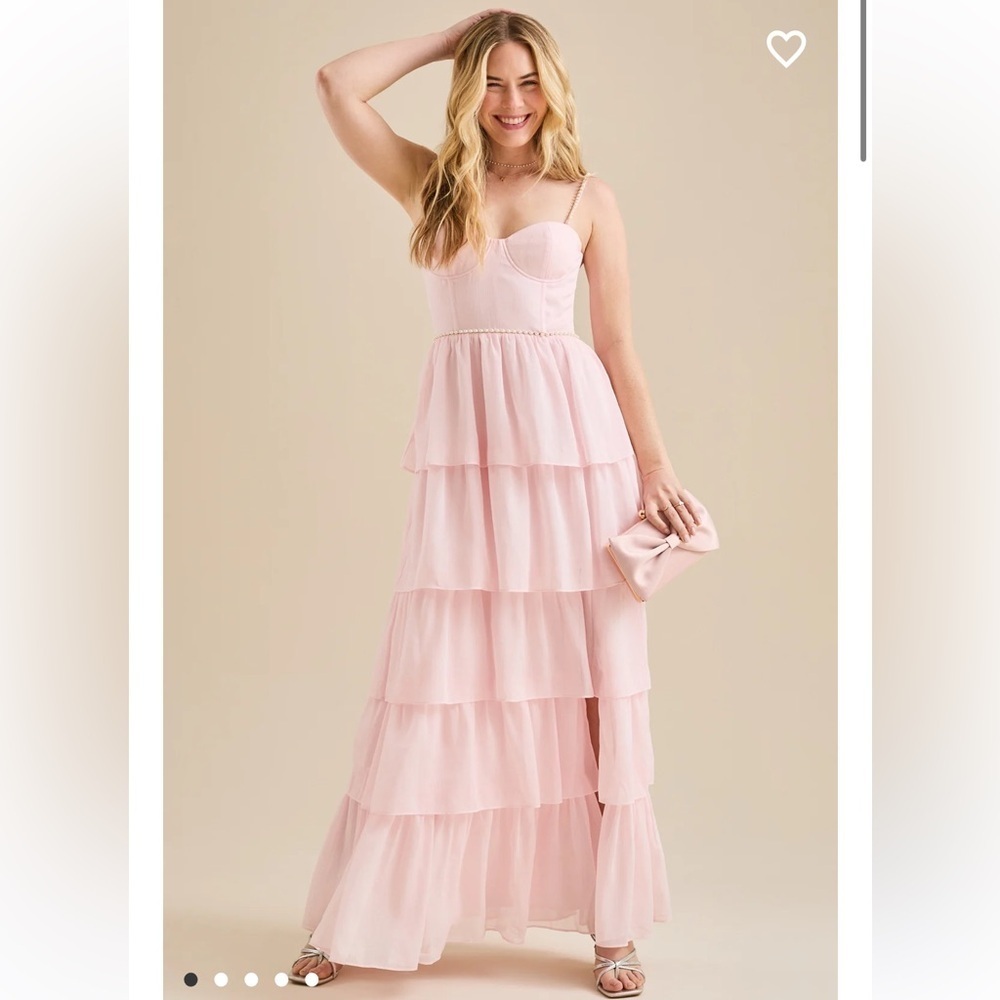 New With Tags Altar’d State Pia Tiered Maxi Dress